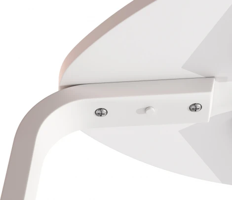 Табурет ТДК Треугольный Белый