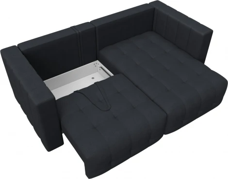 Диван угловой Лига-052 НПБ угол универсальный Лига Диванов (Замша) арт.128813