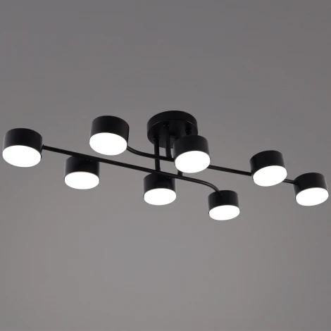 Потолочная люстра на штанге Reluce 03722-0.3-08 BK GX53