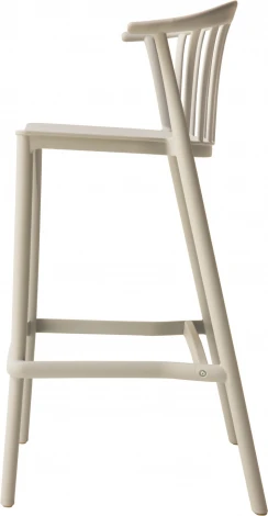 Стул полубарный Campo пластик бежевый Stool Group арт.УТ000039940