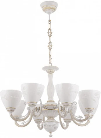 Подвесная люстра Arte Milano AM343659 343659/8 WT+G (220V, на цепи)