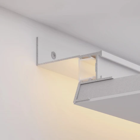 Профиль СEIL-S18-SHADOW-SIDE-3000 WHITE (Arlight, Алюминий) 050501