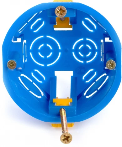 Подрозетник синий Stekker 39351