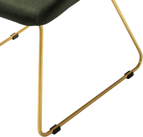 Кресло Kent темно-зеленый/Линк золото R-Home арт.410119124h_ТмЗел_золото_линк