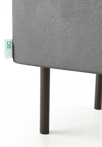 Маленькая радость Пуф прямоугольный на ножках, светло-серый D1 furniture арт.AAA41673001