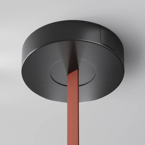 Потолочная чаша Parity накладная с коннектором питания черная комплект Maytoni Accessories for system Parity TRA130SC-1B (48V)