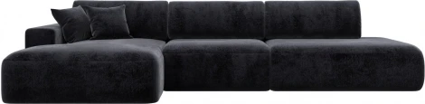 Диван угловой Лига-036 НПБ Модерн Лонг левый угол Лига Диванов (Велюр) арт.127763L
