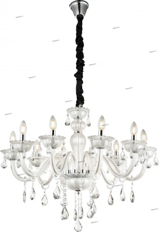 Подвесная люстра Globo Teejay 64118-10 (220V, на цепи, подсвечник, свеча)