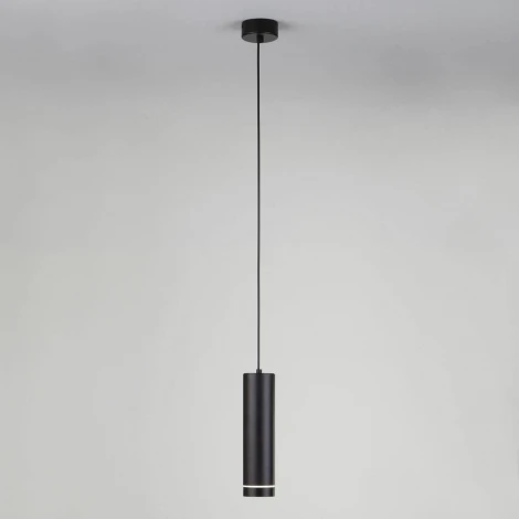 Подвесной светильник Elektrostandard Topper DLR023 12W 4200K черный матовый (LED, 220V, на проводе)