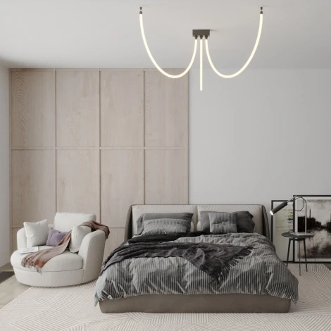 Гибкий неон Novotech Ramo 359329 KONST черный IP20 LED 4000K 25W 220V 2420Лм