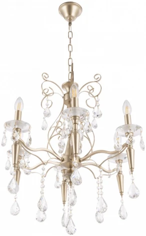 Подвесная люстра Arte Milano AM347710 347710/6 CG (220V, подвески, на цепи, подсвечник, свеча)