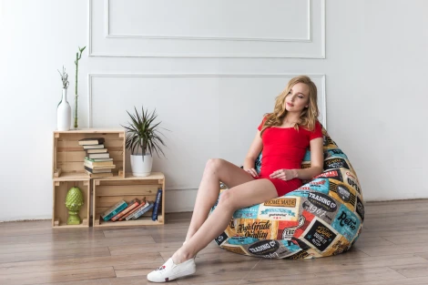 Кресло мешок Dreambag Груша Лейбл (L, Классический) 5005411