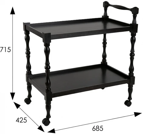 Стол сервировочный Бридж венге от фабрики Mebelik