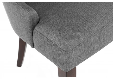 Обеденный стул Woodville Elegance dark walnut / fabric grey 11026
