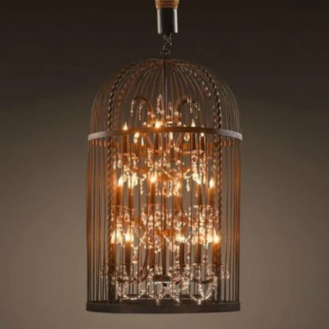 Подвесная люстра Loft It Vintage Birdcage LOFT1891/12 подсвечник