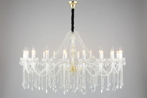 Подвесная большая люстра Aployt Anula APL.810.03.20 (220V, на цепи, свеча)