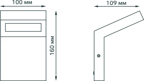 Наземный светильник Gauss Electra GD109 (LED, 220V, IP54)