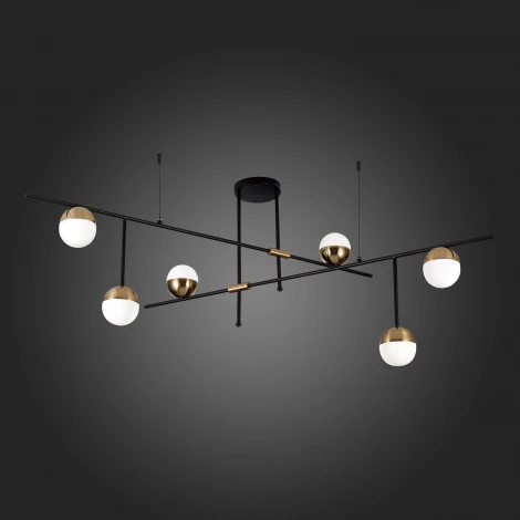 Потолочная люстра на штанге ST Luce Albero SL1507.422.06 (220V, на тросе, шарики)