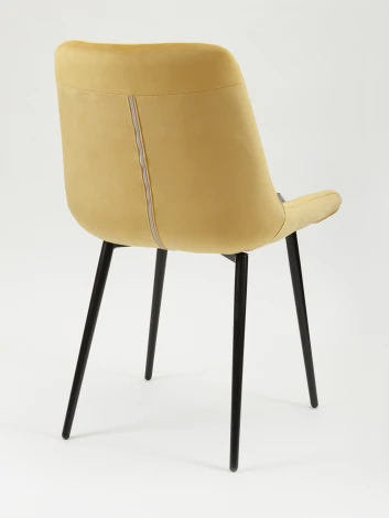 Стул MyFar Феникс горчичный велюр MF1034-1