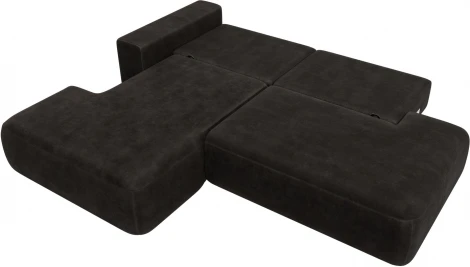 Диван угловой Лига-036 НПБ Модерн левый угол Лига Диванов (Велюр) арт.127768L