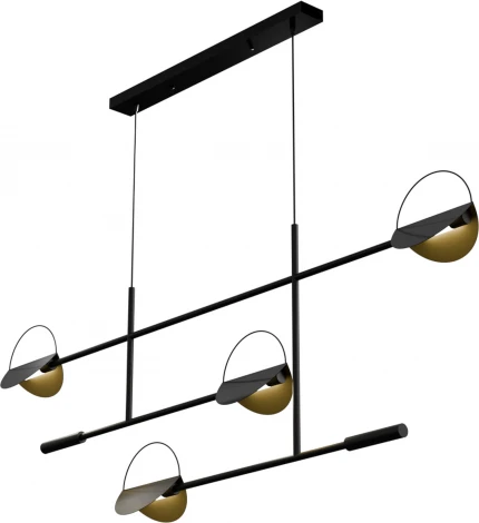 Подвесной светильник ярусный Lightera Urmia LE113L-130B Wi-Fi (LED, 220V, управление смартфоном, голосовое управление, умный дом - Алиса, Tuya Smart, Маруся, Smart Life, Экосистема Сбер, на тросе)