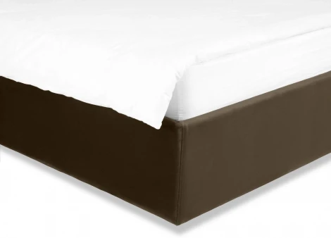 Кровать Queen Agata Lux ОГОГО (арт.636842), (Ткань/Коричневый)