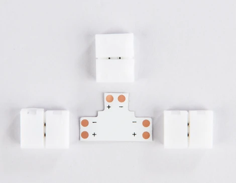 Соединитель T для светодиодной ленты Ambrella Illumination GS6901 2835 12/24V (2 конт.)