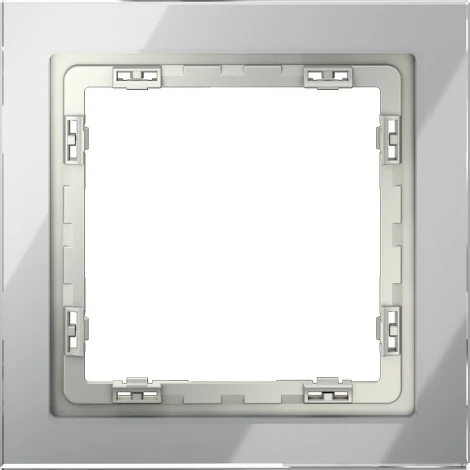 Рамка на 1 пост (сталь, стекло) Voltum S70 VLS110105