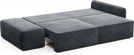 ПОРТЛЕНД  Диван прямой с банкеткой серый D1 furniture арт.AAA41669004