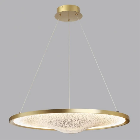 Подвесной светильник Odeon Light Fuso 7047/41L бронзовый/металл/акрил LED 41W 3000K 220V (на проводе, круглые)