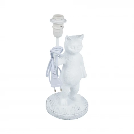 Настольная лампа "Кот" белый Uniel UML-B465 E14 WHITE