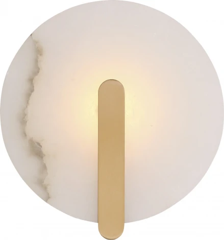 Настенный светильник ST Luce Montre SL1195.301.01 латунь/алебастр LED 1*5W 3000K