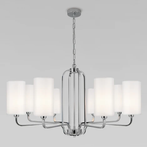 Умная подвесная люстра Eurosvet Purezza 60128/8 хром