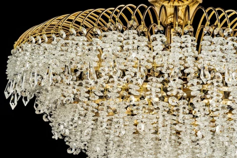 Потолочная люстра на штанге Arti Lampadari Imperia E 1.2.60.106 N (220V, хрусталь, круглые)