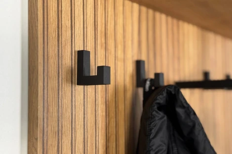 Вешалка 2 Бодрум Mebelson (ЛДСП/Дуб крафт золотой) арт.176763,2553