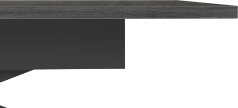 Стол универсальный трансформируемый Калифорния АНДРЭ Loft ЛДСП Интра/Черный