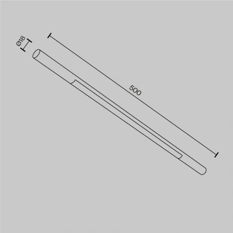 Трековый светильник 12W 48V Maytoni Basis C100CL-L500-12W3-6K-B (LED)