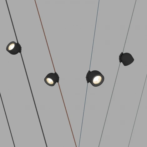 Трековый светильник 48V Denkirs Belty Spot DK5541-BK (LED)