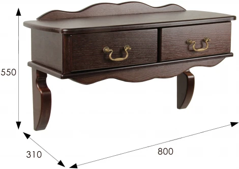 Консоль Берже 20 темно-коричневый от фабрики Mebelik