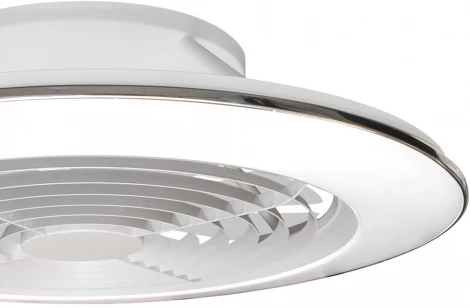 Потолочная люстра светодиодная с вентилятором с пультом и управлением смартфоном регулировкой цветовой температуры и яркости Alisio 7490 (220V, круглые)