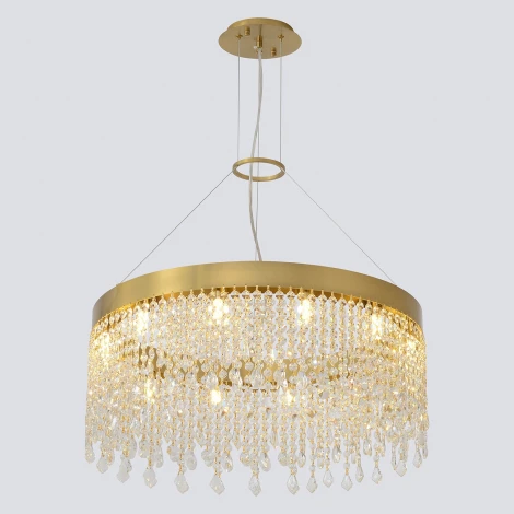 Подвесная люстра хрусталь Crystal Lux AQUA SP12