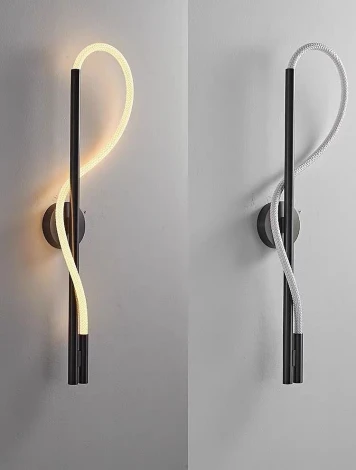 Настенный светильник с гибким неоном Lightera Tura LE103W-90B (LED, 220V)