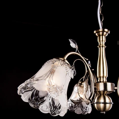 Подвесная люстра Eurosvet 30009 30009/3 античная бронза