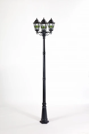 Наземный фонарь Oasis Light PETERSBURG lead GLASS 79810lGb 18 Bl
