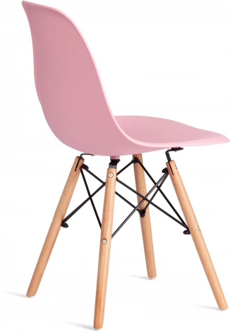 Стул CINDY (EAMES) (mod. 1801) / 2 шт. в упаковке Tetchair (Дерево бук,Металл,Пластик/Розовый) арт.24424