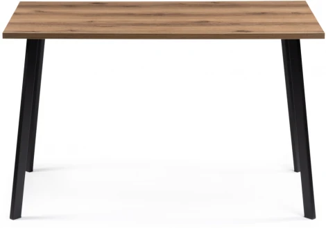 Стол Notta Тринити Лофт 120 25 мм черный матовый / дуб делано темный 489635