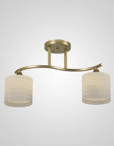 Потолочная люстра на штанге Мелодия Света SL1N SL6789-2 GD 000066022