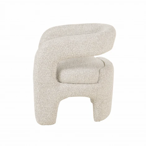 Кресло лаунж Bones серебристый Stool Group арт.УТ000041678