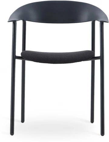 Стул Eila с подушкой пластик черный Stool Group арт.УТ000039776