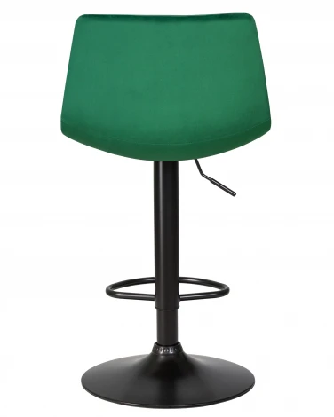 Стул барный DOBRIN TAILOR BLACK (зеленый велюр (MJ9-88)) 5017_BlackBase-LM BLACK, цвет сиденья зеленый (MJ9-88), основания черный